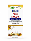 Доктор+ Фиточай №38 «Стул-баланс», 20 фильтр-пакетов по 1,5 г
