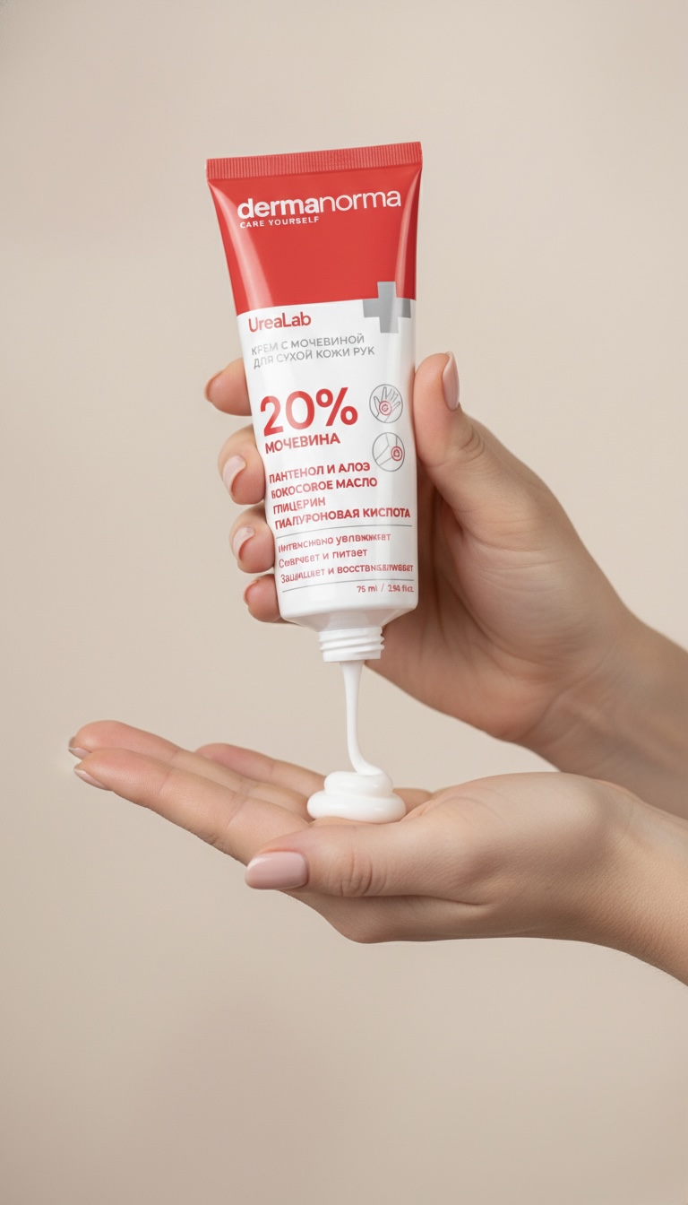 Крем с мочевиной 20% Dermanorma UreaLab для рук 75 мл