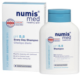 Numis med Шампунь для волос pH 5,5 для ежедневного применения для чувствительной кожи головы с пантенолом, 200 мл