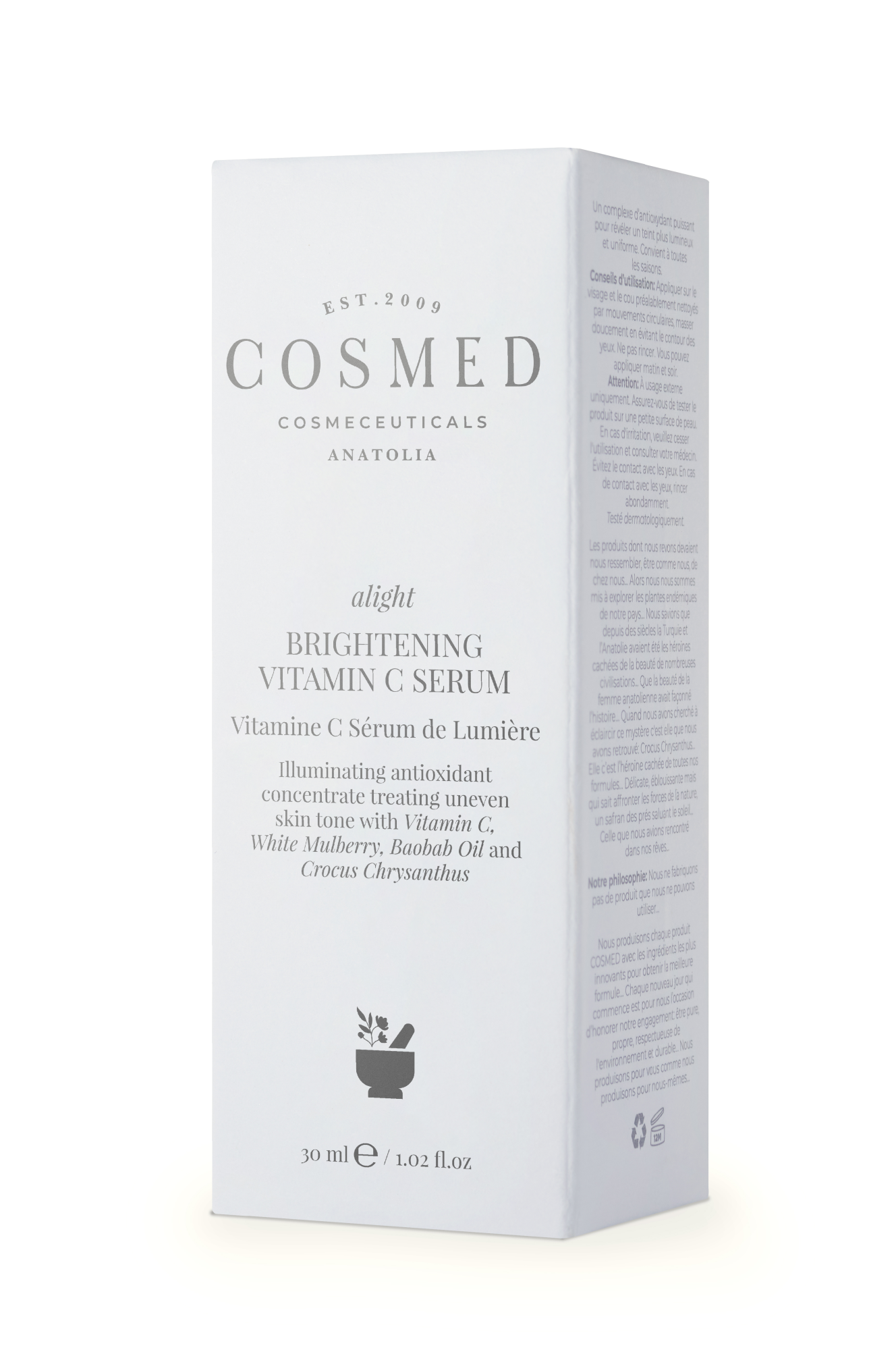 COSMED Alight Brightening Vitamin C Serum Сыворотка осветляющая с витамином С антиоксидантная 30 мл