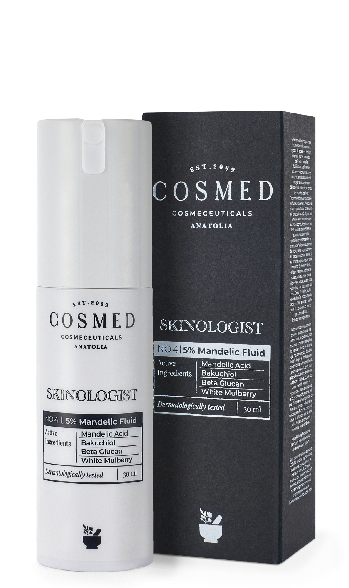 COSMED Skinologist Mandelic Fluid Крем флюид с 5% миндальной кислотой 30 мл 