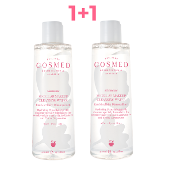 COSMED ULTRASENSE Мицеллярная вода очищающая, увлажняющая для чувствительной кожи лица, 1+1, 400мл+400мл (Космед Космецеутикалс ультрасэнс)